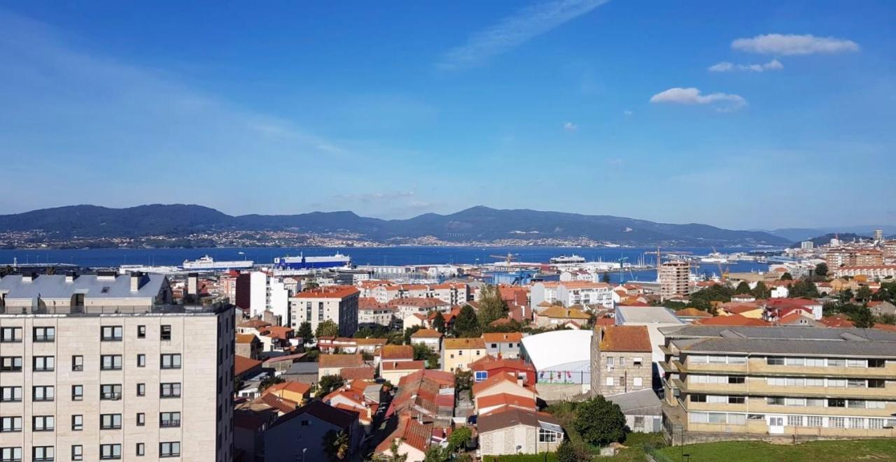 Ferienwohnung Piso Miracies- Wifi- Parking- Vistas Ria De Vigo Exterior foto